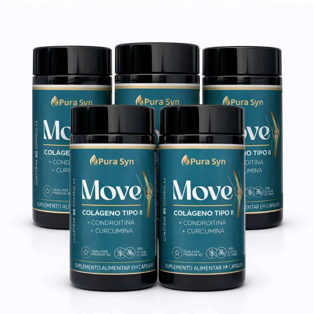 Kit Com 5 Unidades Move Pura Syn – Alívio das Dores, Regeneração e Lubrificação das Articulações (Cópia)