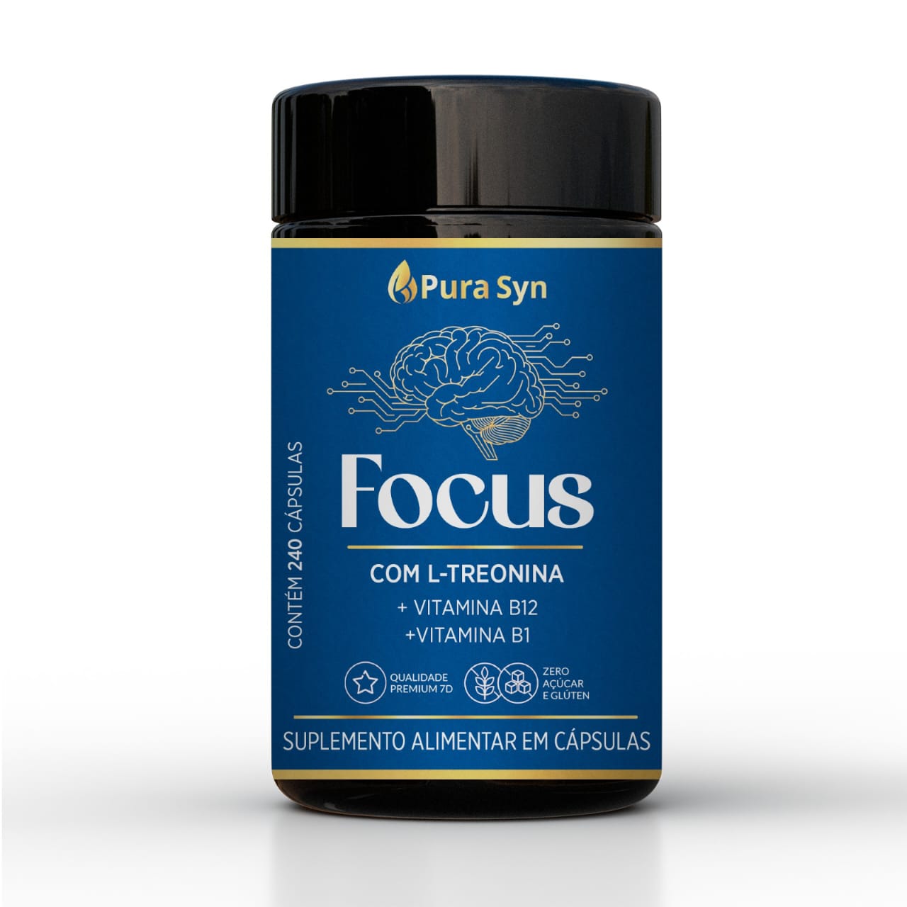 Focus Pura Syn – Foco Mental, Memória e Clareza para Alta Performance