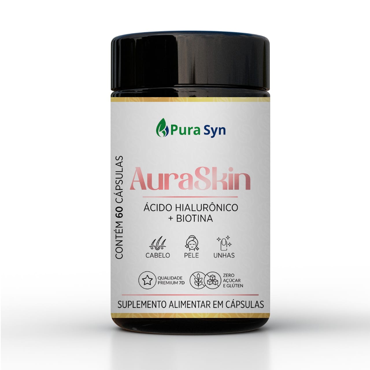 Aura Skin Pura Syn – Crescimento Capilar, Pele Firme e Unhas Fortes